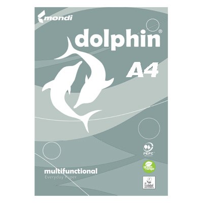 Ramette de Papier Blanc A4 80g/m² 500 Feuilles Dolphin
